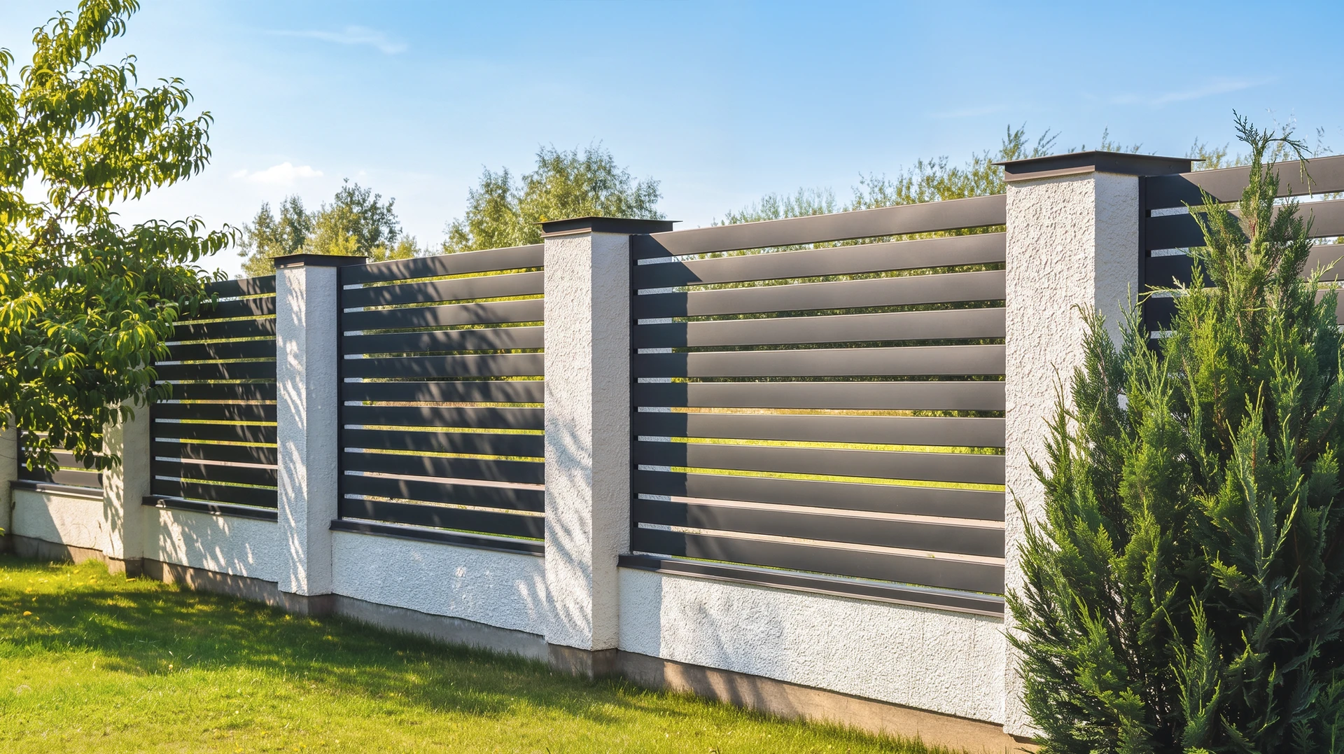 Entrée extérieure moderne d'une maison contemporaine